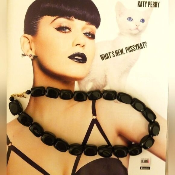 Zoe B 14k Onyx Chunky Necklace - Picture 1 of 7